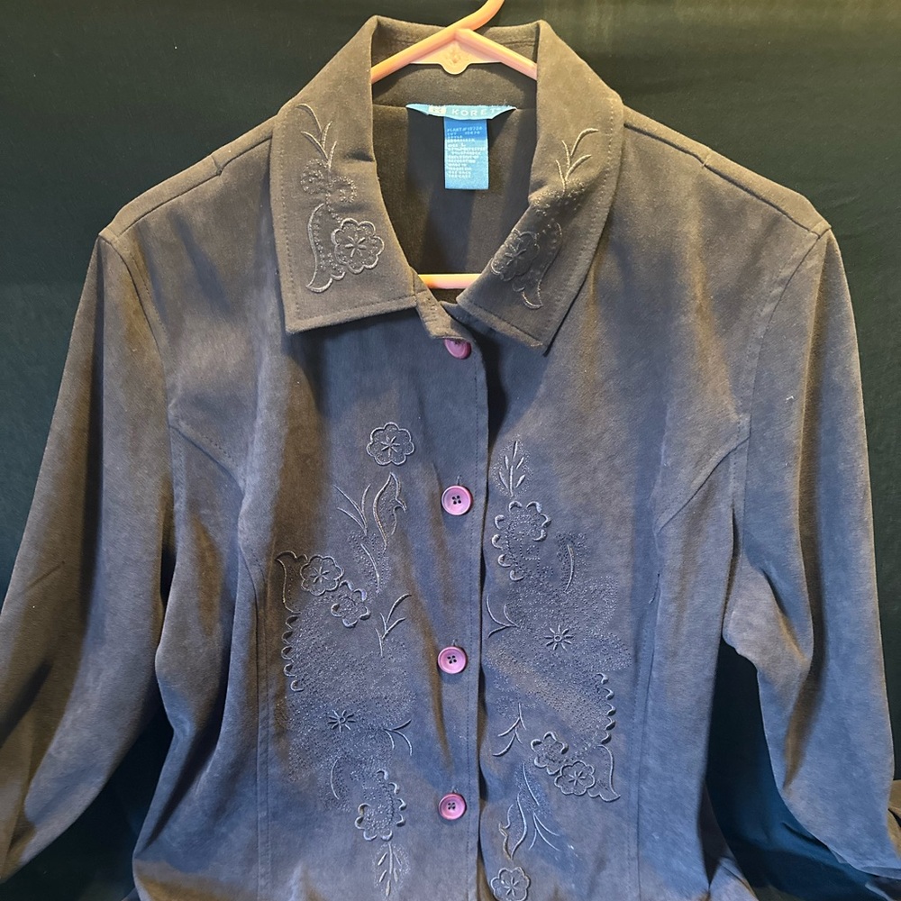 Koret suede button down